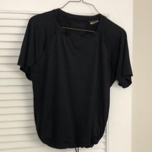 Zella size small blk workout top with drawstring